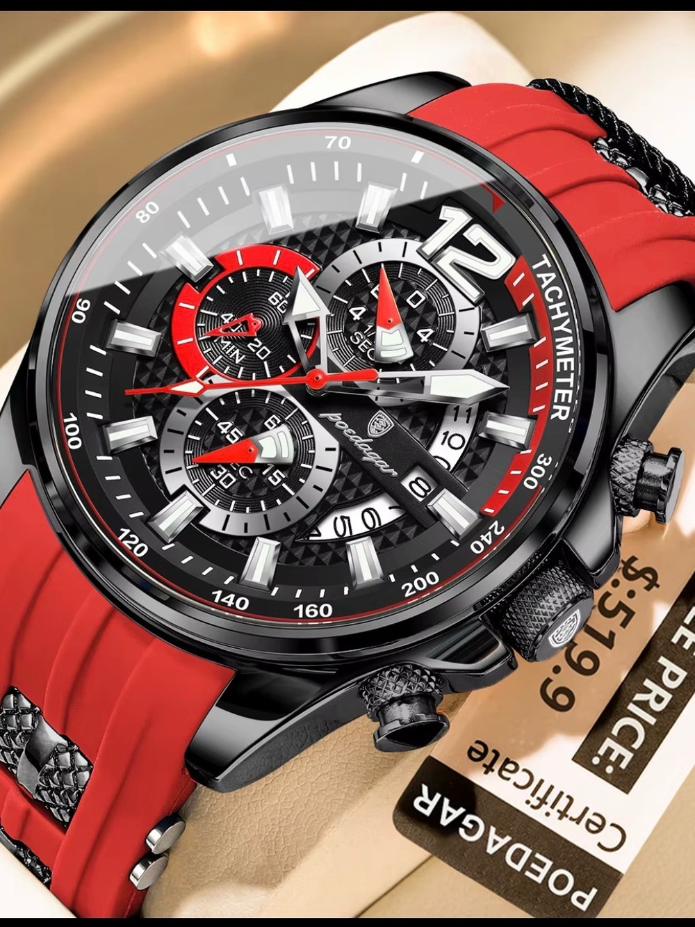 Luxury Sport Watch – Stylish Chronograph Quartz Wristwatch